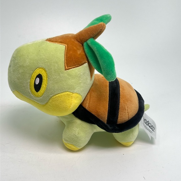Pokémon Turtwig 8” Plushie Official Authentic Stuffed Animal Toy Green & Brown - Picture 3 of 12